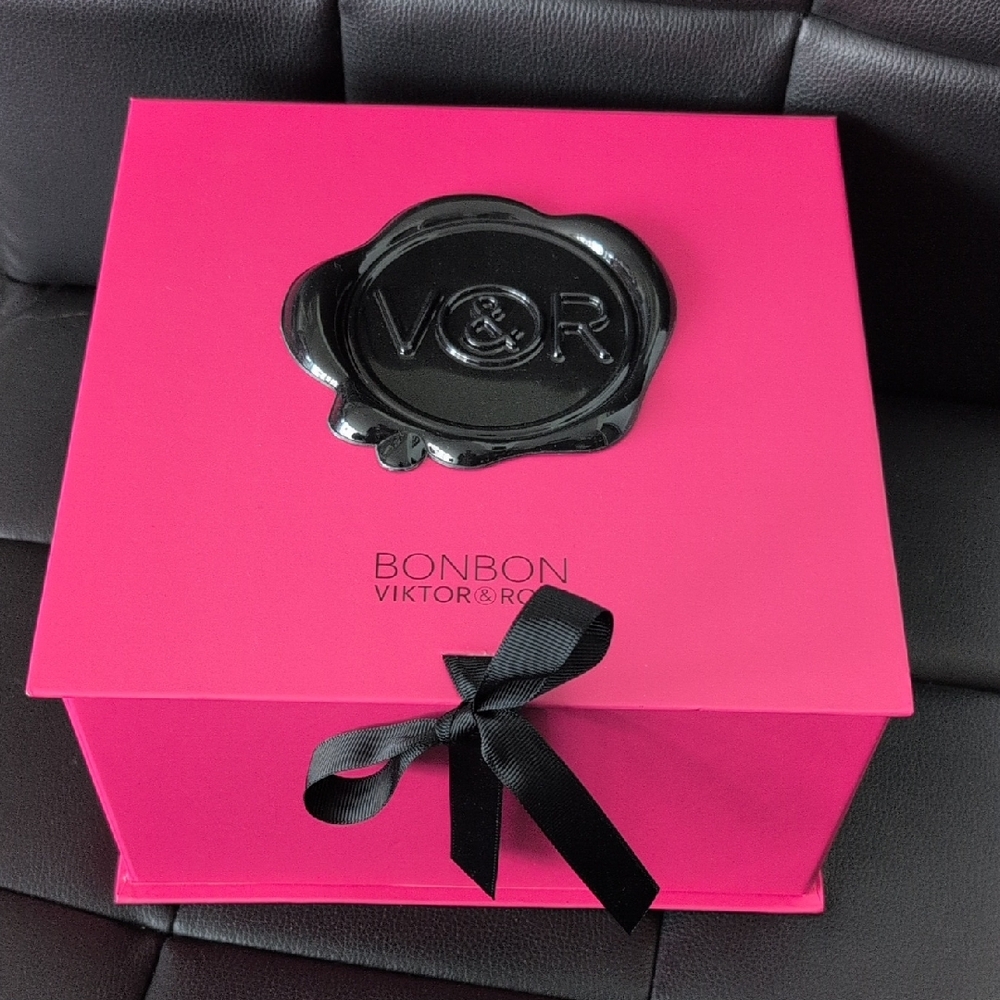 2/$30 *Clearout* EUC Viktor & Rolf Bonbon Barbie Pink Box with Black Ribbon